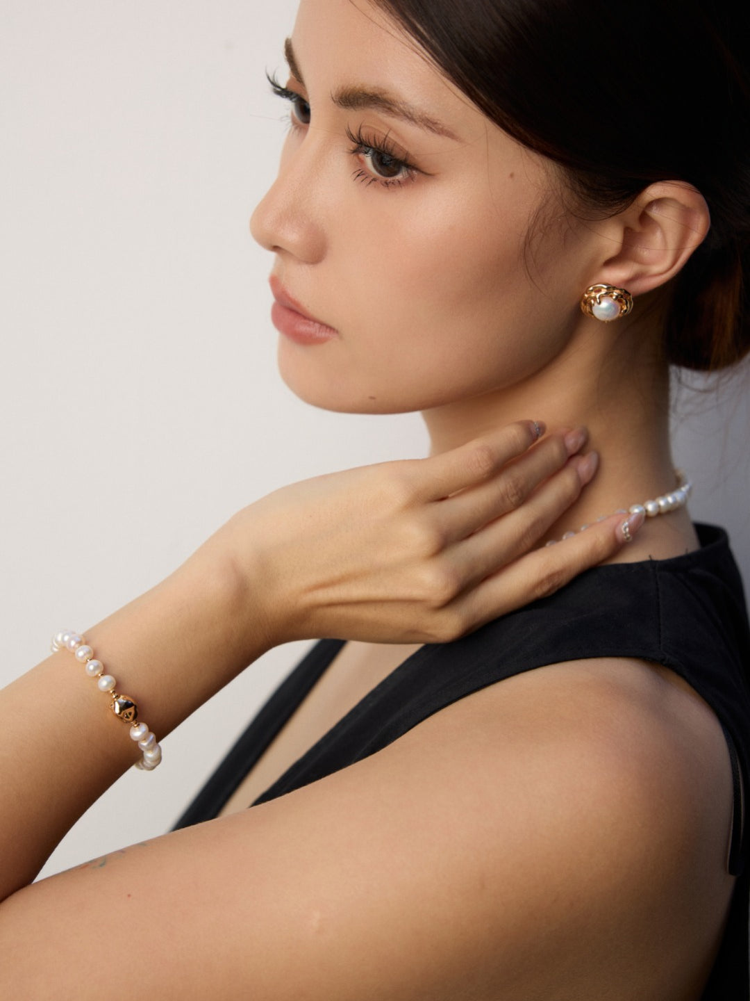 Stack Natural Pearl Bracelet Gembea Jewelry