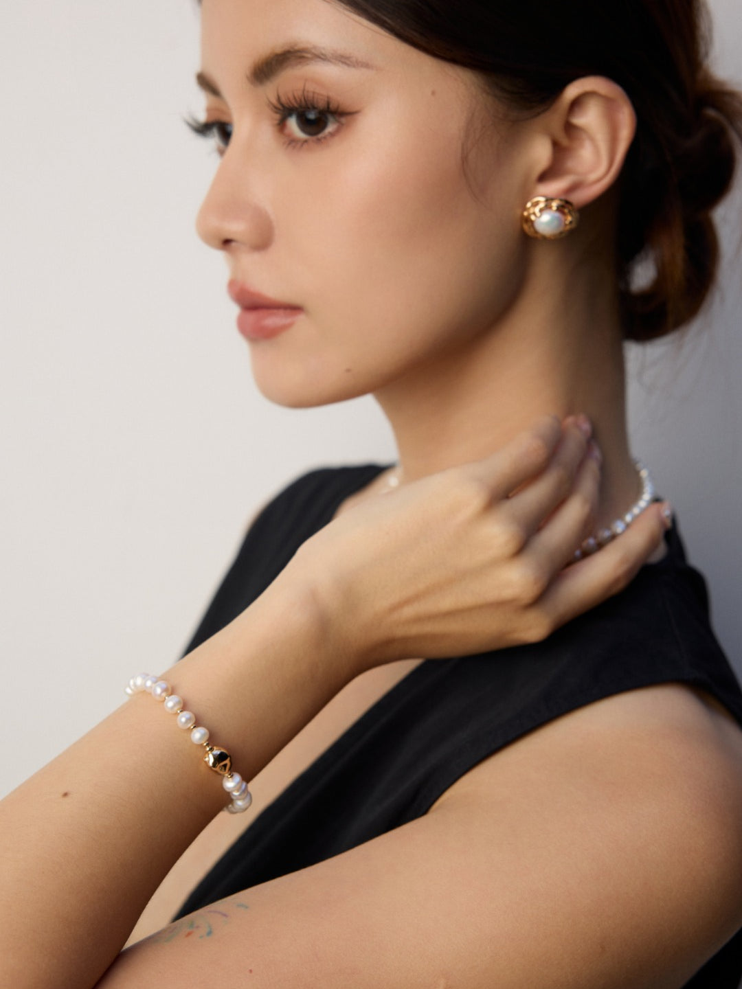 Stack Natural Pearl Bracelet Gembea Jewelry