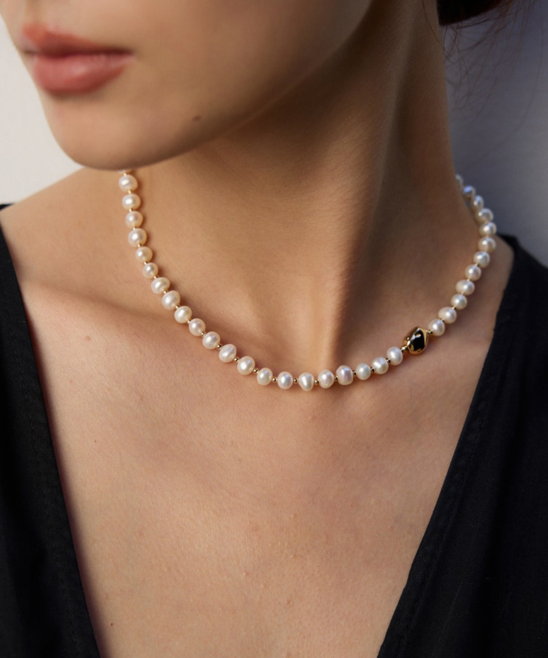 Stack Natural Pearl Necklaces Gembea Jewelry