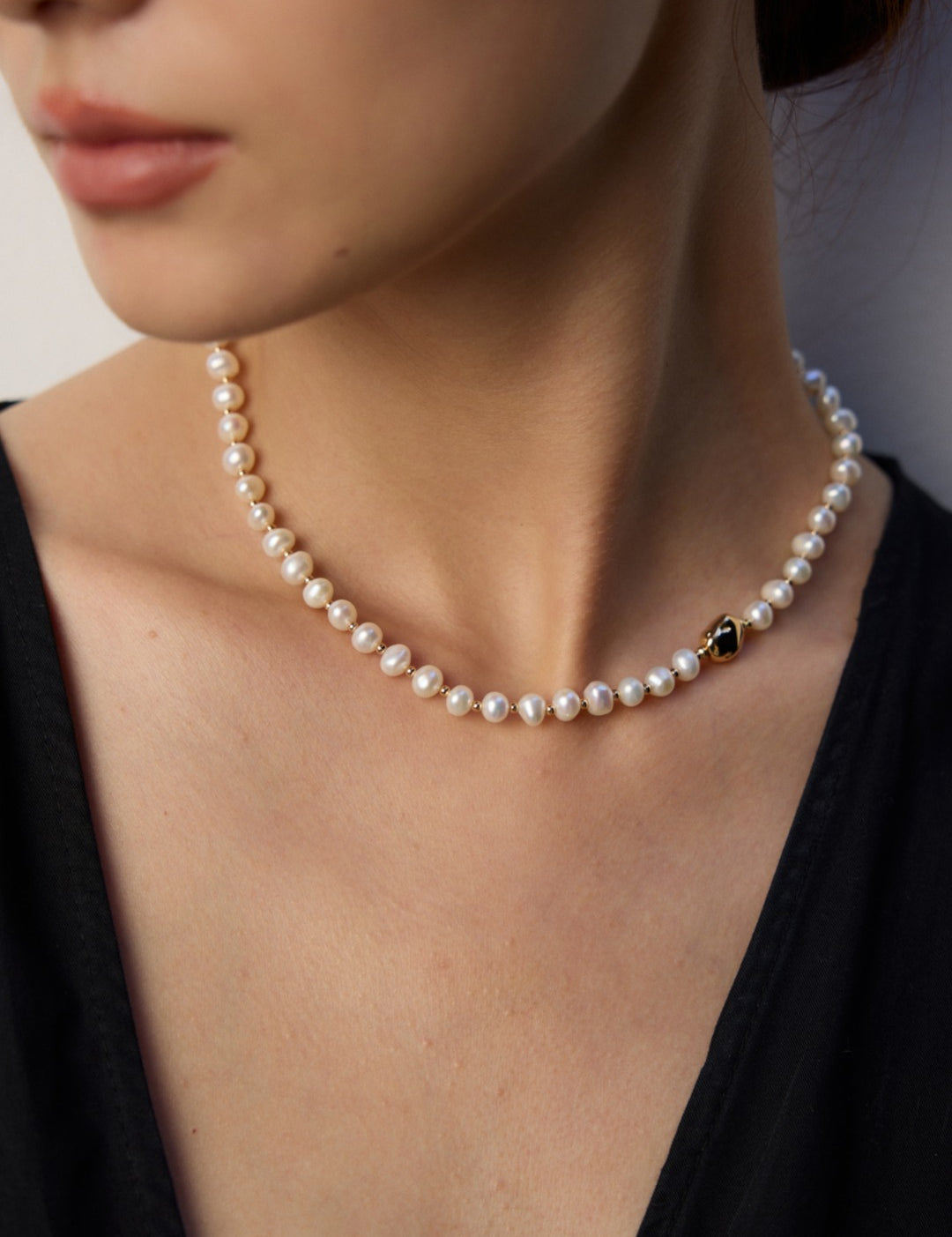 Stack Natural Pearl Necklaces Gembea Jewelry