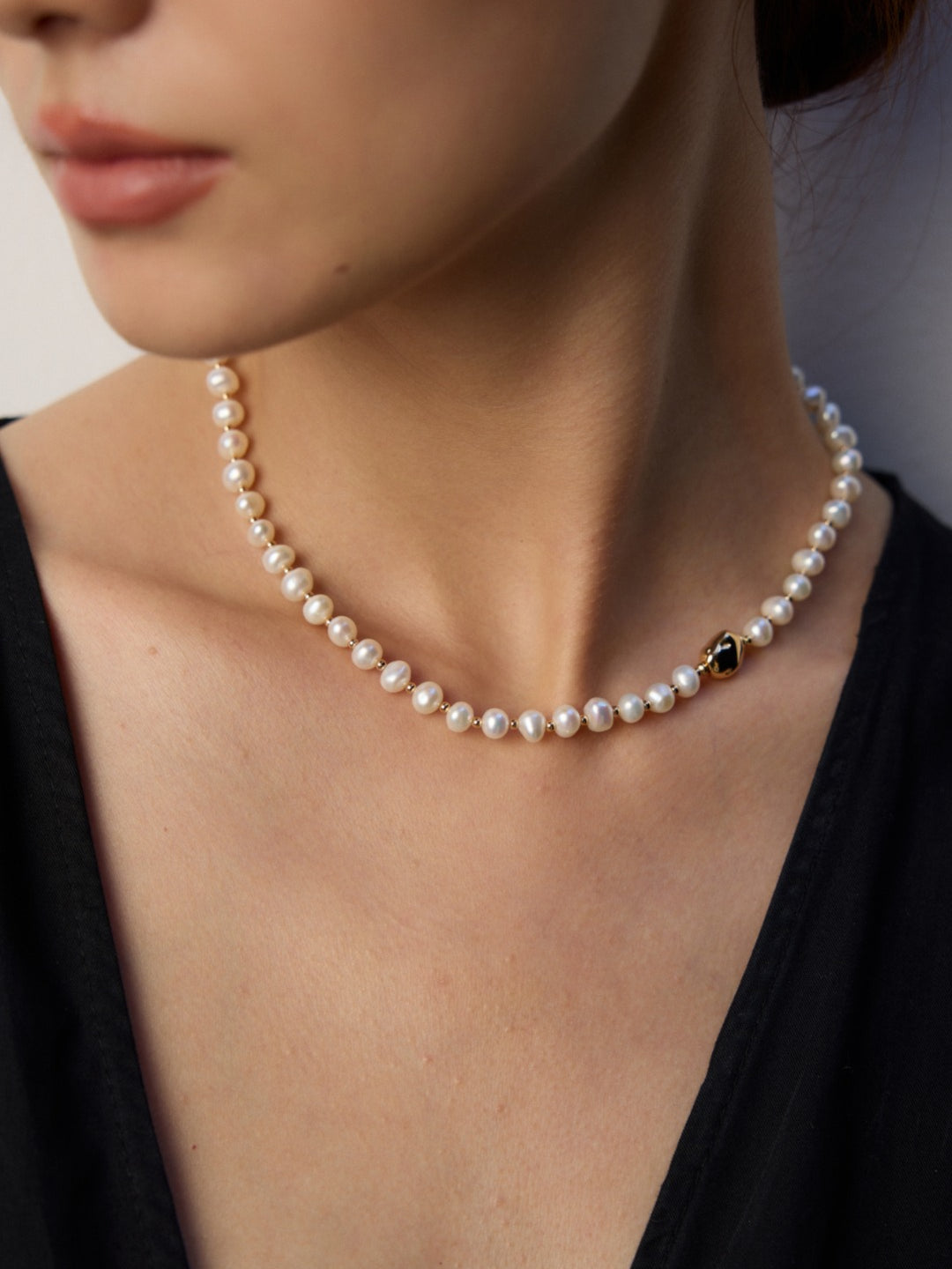 Stack Natural Pearl Necklaces Gembea Jewelry