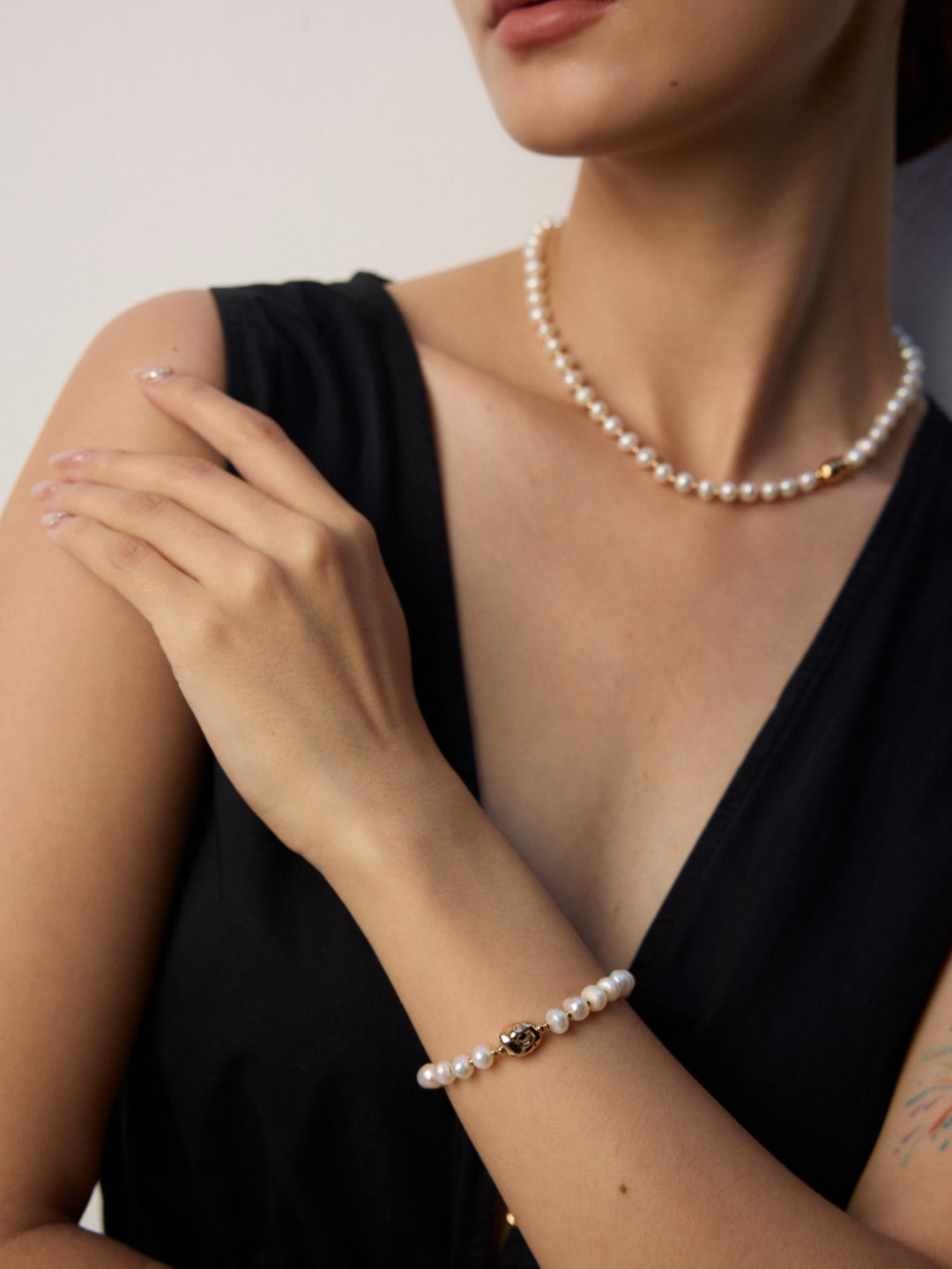 Stack Natural Pearl Necklaces Gembea Jewelry