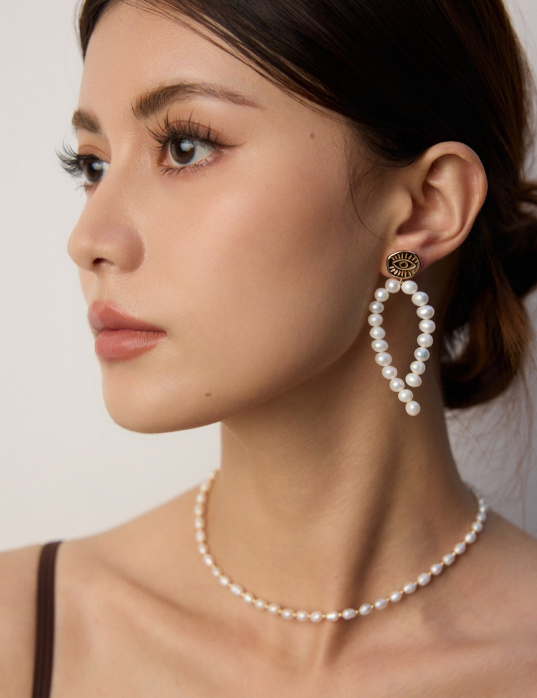 Freshwater Pearl Drop Earrings Gembea Jewelry