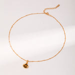 Tiger's Eye Stone Pendant Necklace-Gembea Jewelry