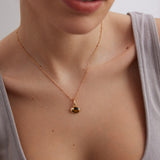 Tiger's Eye Stone Pendant Necklace-Gembea Jewelry