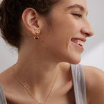 Tiger's Eye Stone Drop Earrings-Gembea Jewelry