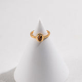 Tigereye Muse Series/Tiger's Eye Gemstone Open Ring
