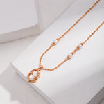 Natural Mother of Pearl Pendant Necklace-Gembea Jewelry