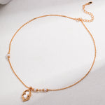 Natural Mother of Pearl Pendant Necklace-Gembea Jewelry