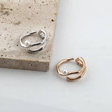 Minimalist Freshwater Pearl Open Ring-Gembea Jewelry