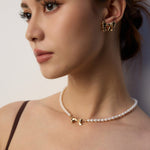 Vintage Bow Stud Earrings-Gembea Jewelry