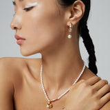 Minimalist Natural Freshwater Pearl Necklace-Gembea jewelry