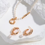 Minimalist Natural Freshwater Pearl Necklace-Gembea jewelry