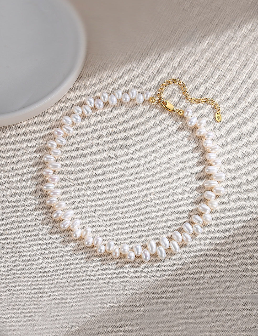 Elegant Freshwater Pearl Necklace-Gembea Jewelry