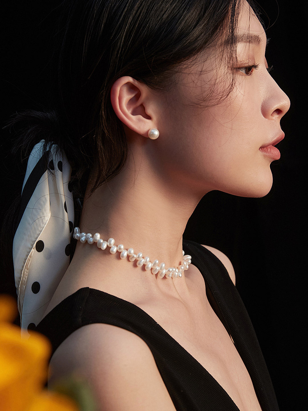 Elegant Freshwater Pearl Necklace-Gembea Jewelry